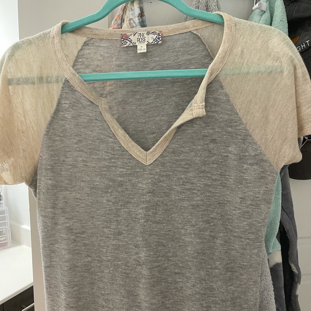 Pink Rose Crop Top SIZE MEDIUM